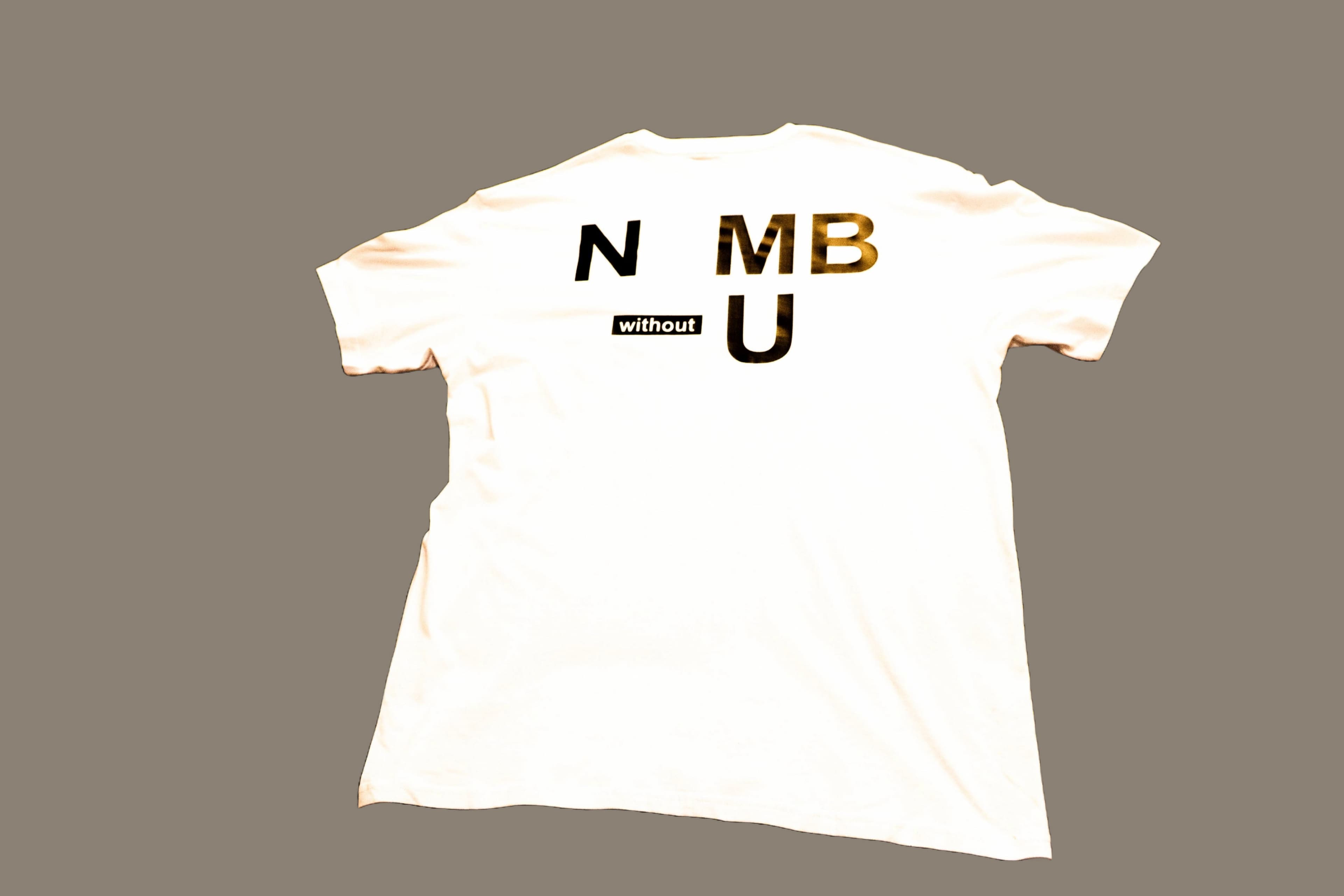 N-MB "Without U" T-Shirt Back View