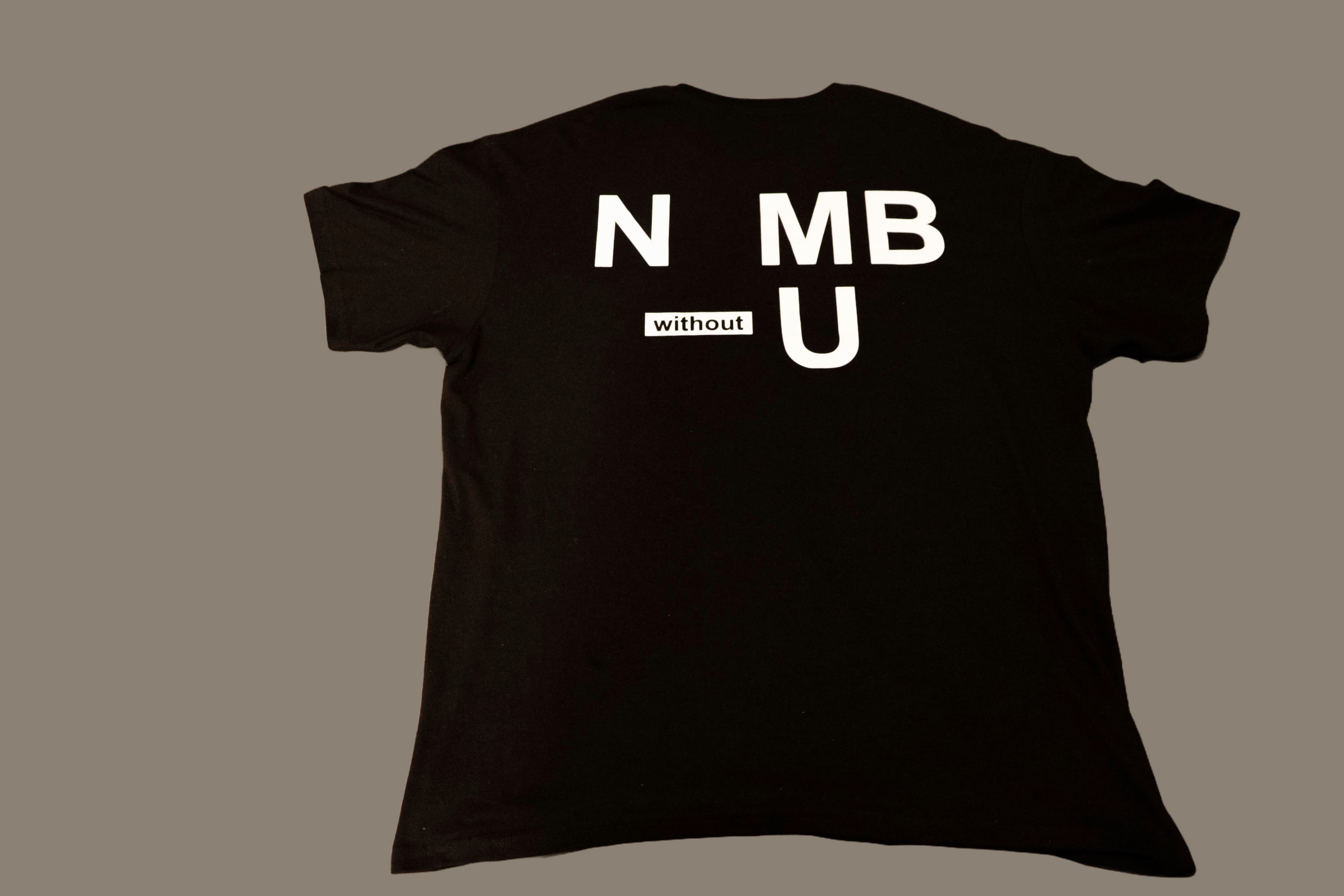 N-MB "Without U" T-Shirt Back View