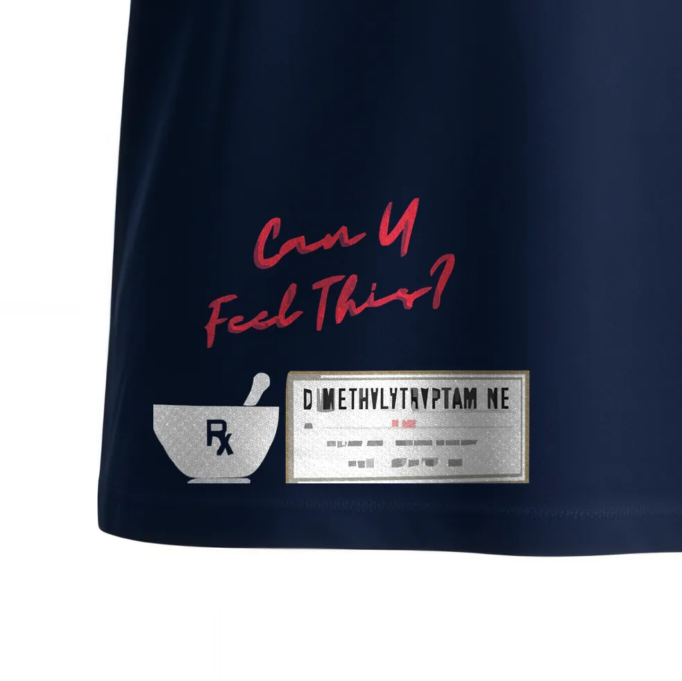 N-MB "Faded Hearts X Di-Tryppin" T-Shirt (Navy) view 4