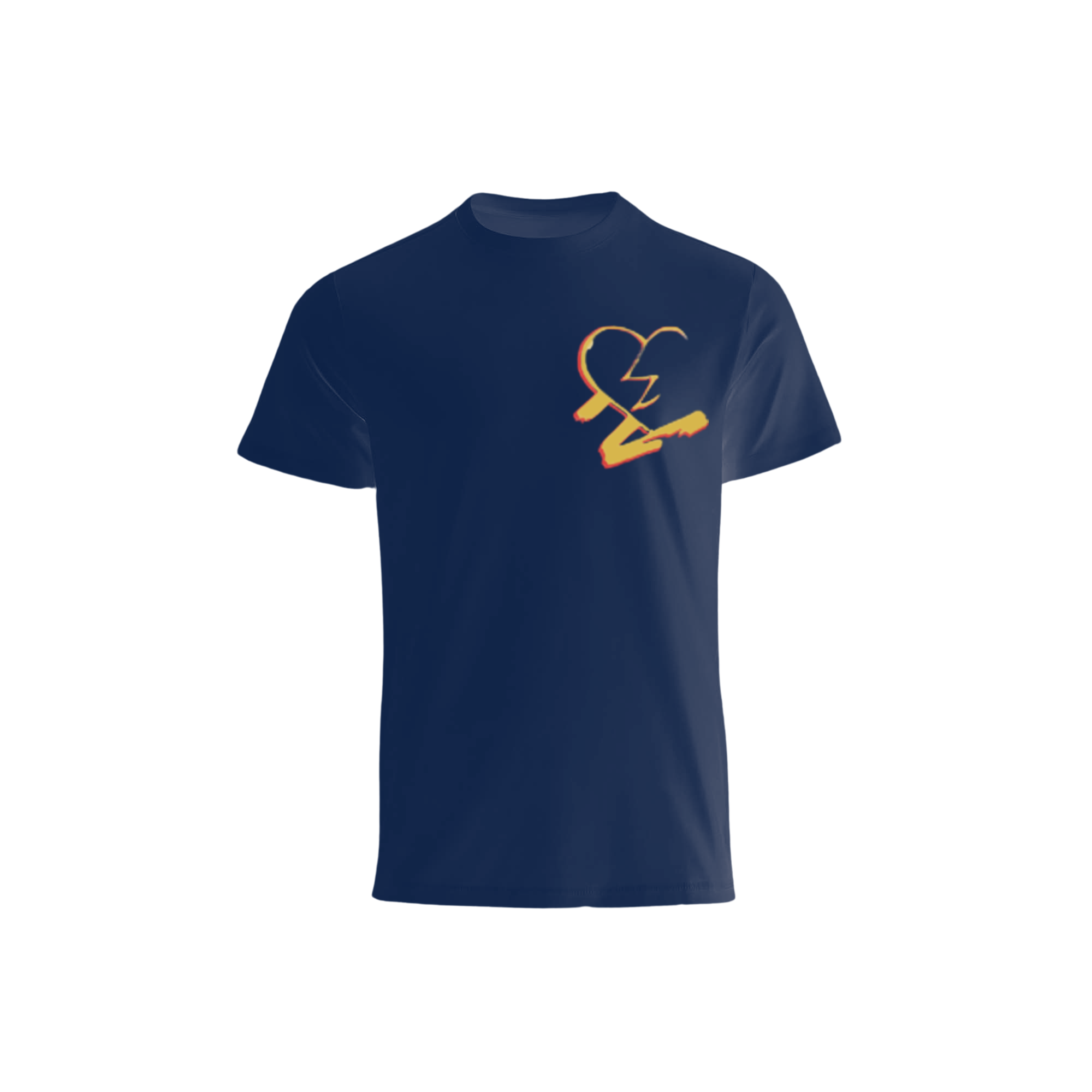 N-MB "Faded Hearts" T-Shirt (Navy)