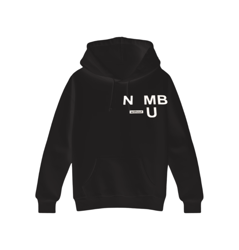 N-MB "Without U" Hoodie (Black)