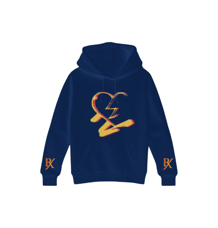 N-MB "Faded Hearts X Di-Tryppin" Limited Edition Hoodie (Navy)