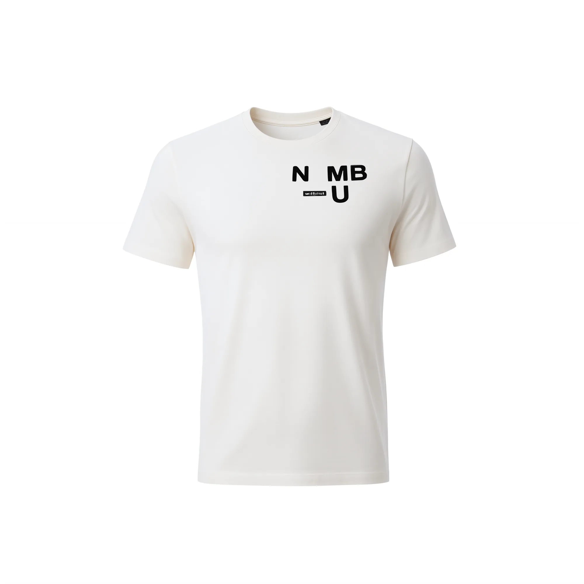 N-MB "Without U" T-Shirt (White)