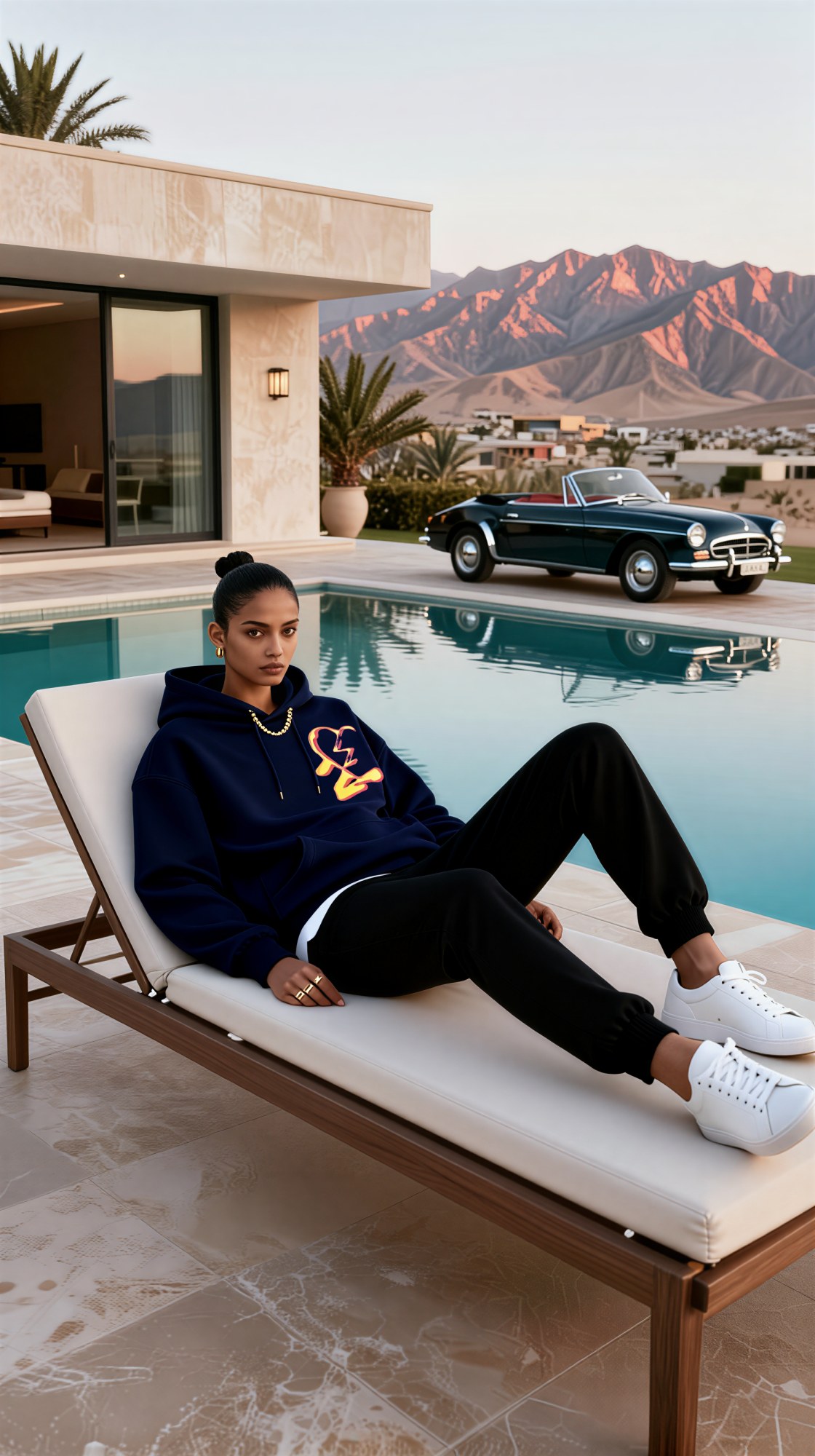 N-MB "Faded Hearts" Limited Collector's Hoodie (Black), Lookbook
