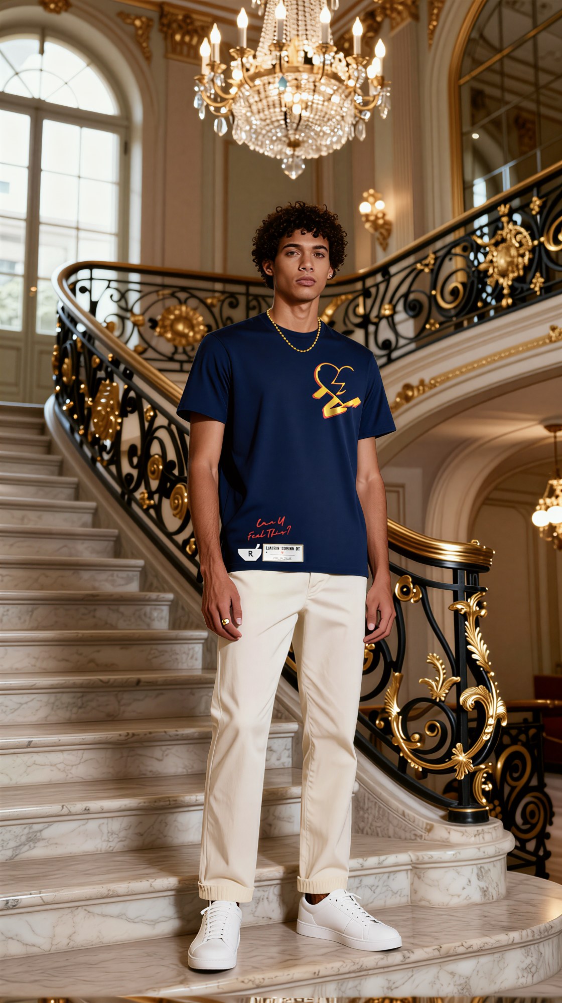 N-MB "Faded Hearts X Di-Tryppin" T-Shirt (Navy), Lookbook
