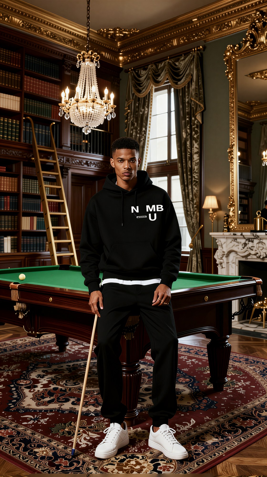 N-MB "Without U" Hoodie (Black), Lookbook